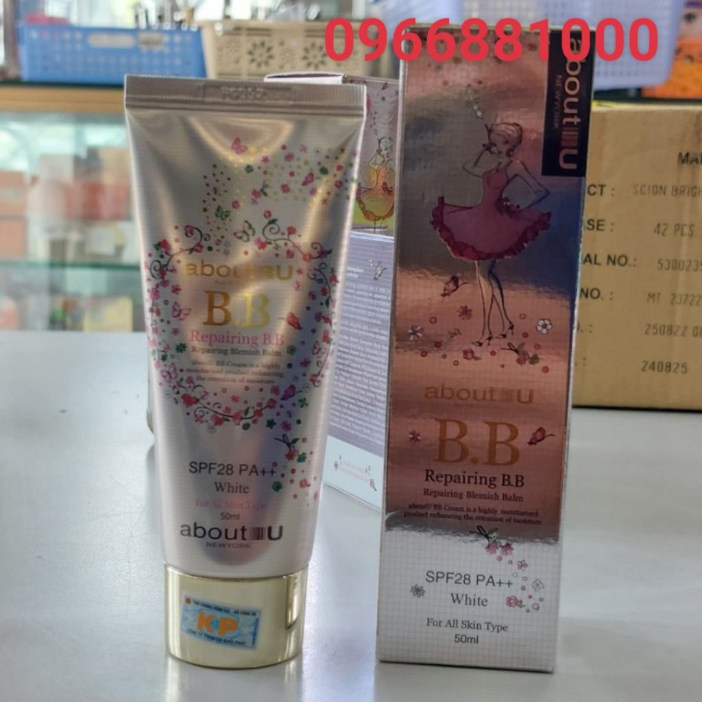 Privia BB AboutU Kem Trang Điểm Che KHuyết 50ml SPF28PA++