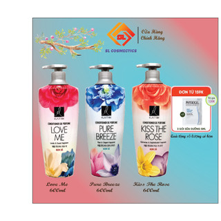 Kem xả elastine de perfume hương nước hoa 600ml - love me - pure breeze - kiss the rose
