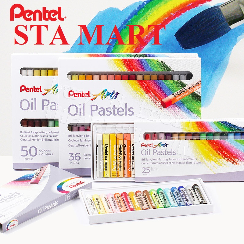 Bút sáp dầu Pentel, Sáp tô màu , chính hãng Nhật Bản, giúp Bé sáng tạo