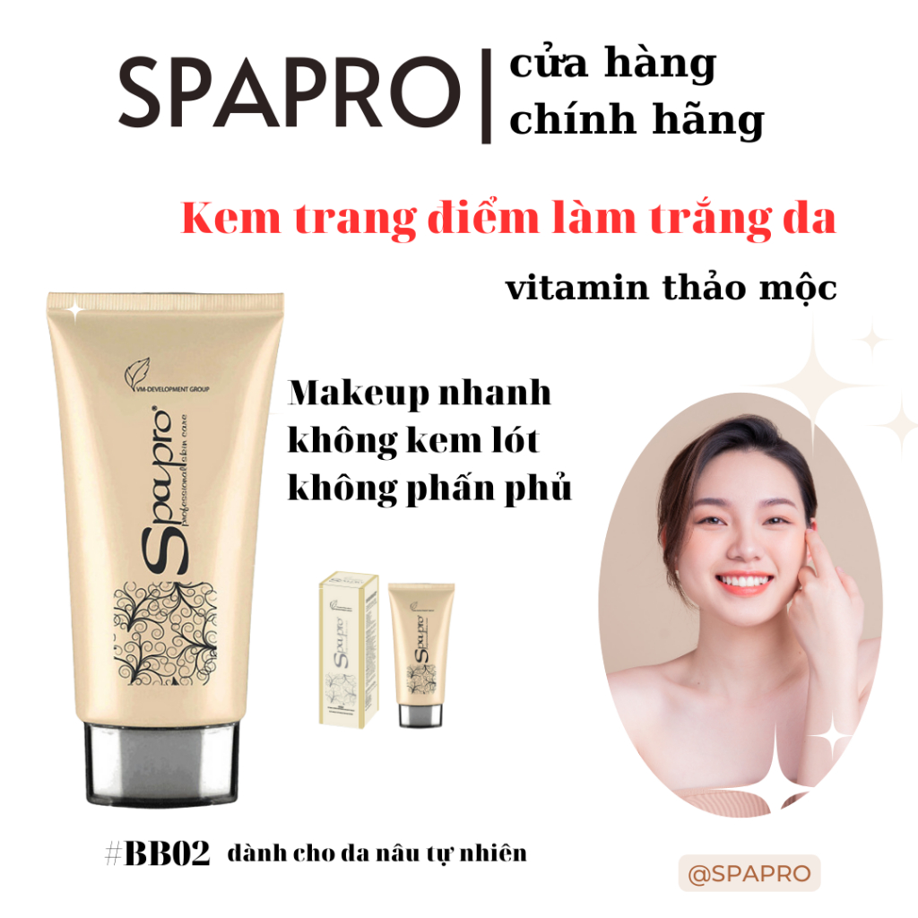 Kem BB Che Khuyết Điểm Spa Pro 40Gr