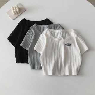 Áo Croptop Dệt POOL - 10478