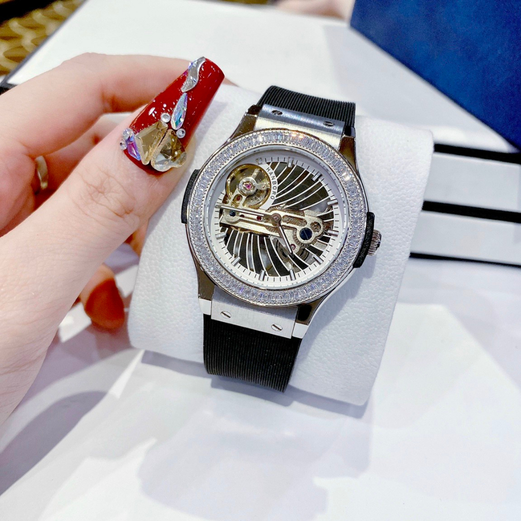 Đồng Hồ Cơ Automatic Chính Hãng Hanboro,Đồng Hồ Unisex(Cho Cả Nam Và Nữ) Size: 36mm, Vô Cùng Trẻ Trung