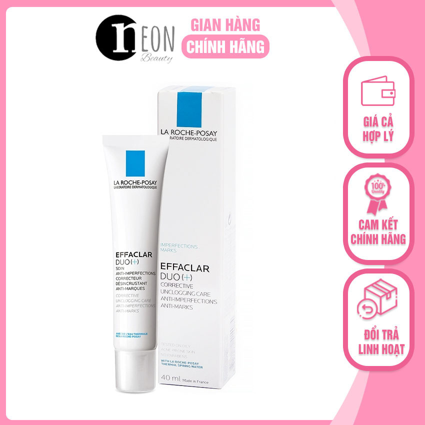 Kem Giảm Mụn La Roche-Posay Effaclar DOU+ giảm thâm, thông thoáng lỗ chân lông 40ml (beauty)