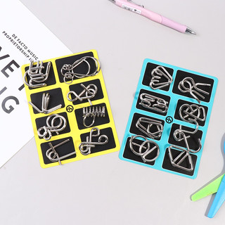 Bộ đồ chơi giải móc khóa amazing kids thử thách iq iron puzzle tăng trí thông minh tư duy logic