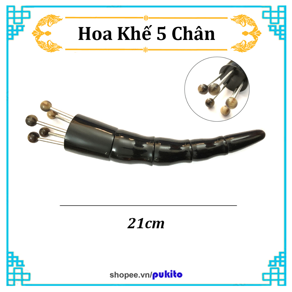 Hoa Khế 5 Chân - Dụng Cụ Diện Chẩn 5 Legged Star Fruit Fower ( Massage Dò Huyệt Giảm Đau Đầu Lưu Thô