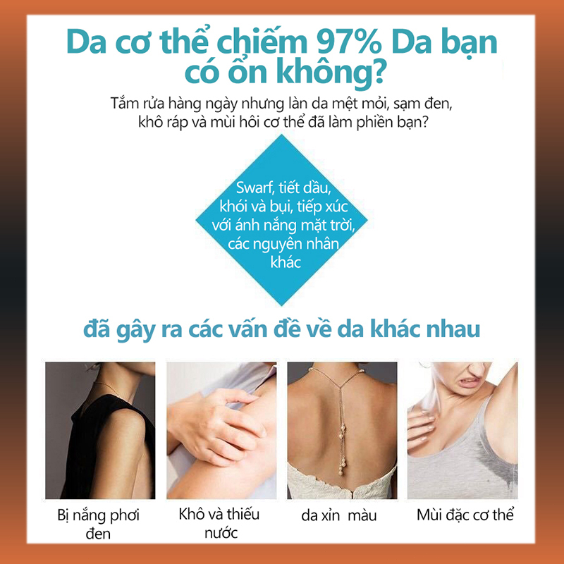 Sữa tắm trắng da toàn thân Sữa tắm gel tắm Làm trắng da toàn thân dưỡng ẩm hương thơm lâu dài làm đều màu da 250ml