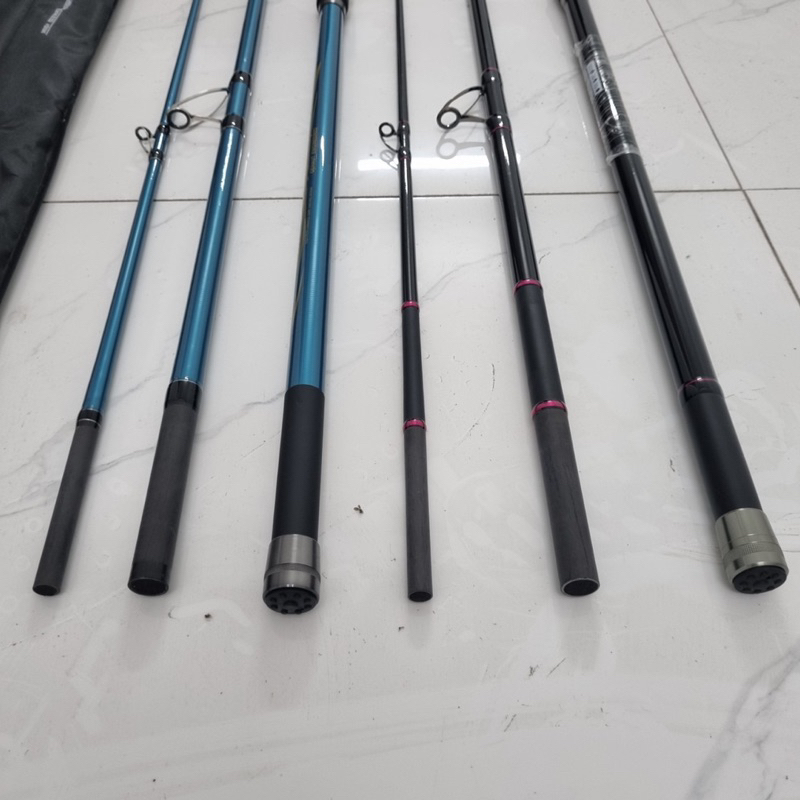 Cần câu 3 khúc FIBER USA 4m2 chuyên săn hàng về đủ màu nhé cả nhà Cần độ cứng BXT Dài 4m2 Ngọn 3.5ly Khoen chống xoắn