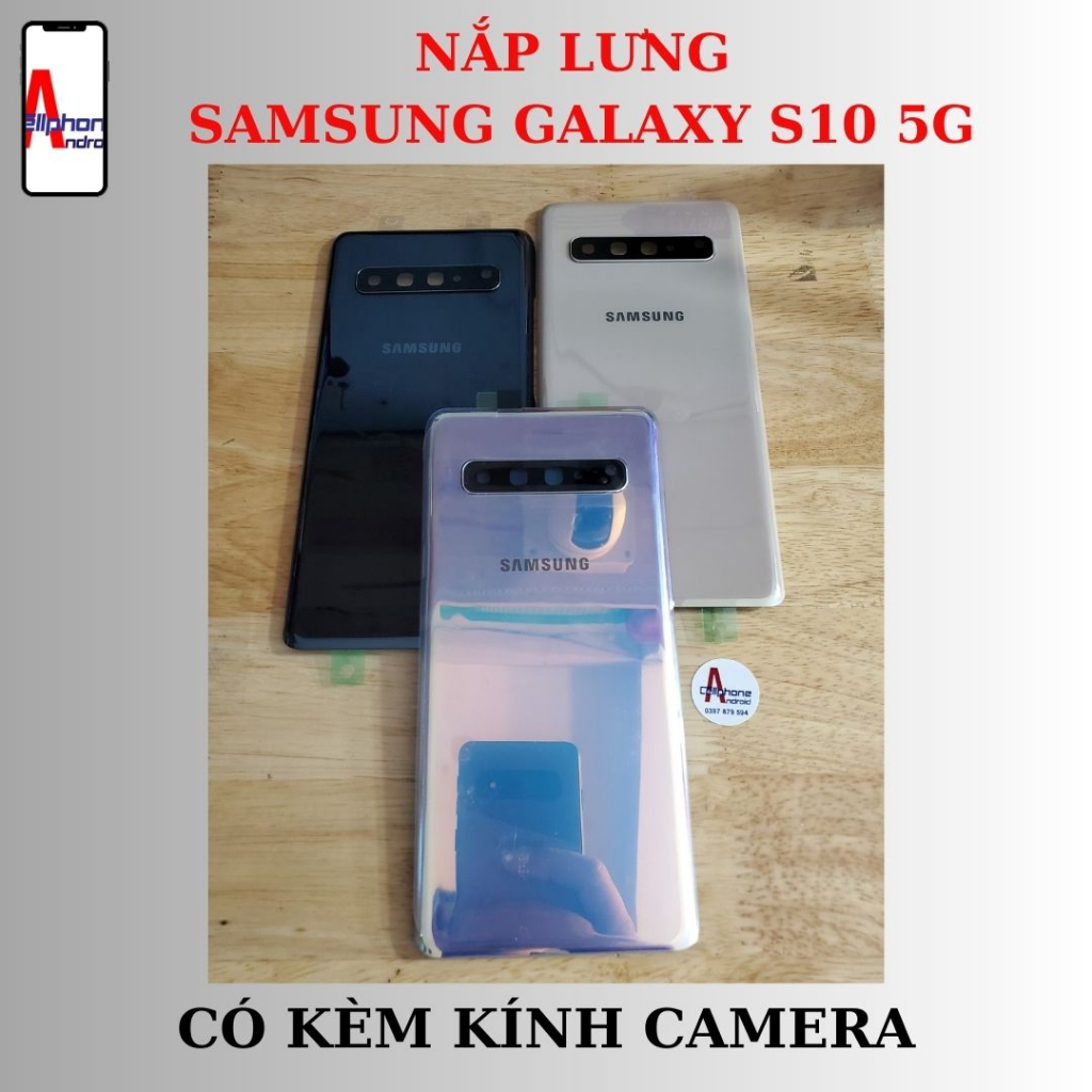Nắp lưng máy Samsung Galaxy S10 5G (kèm theo kính camera)
