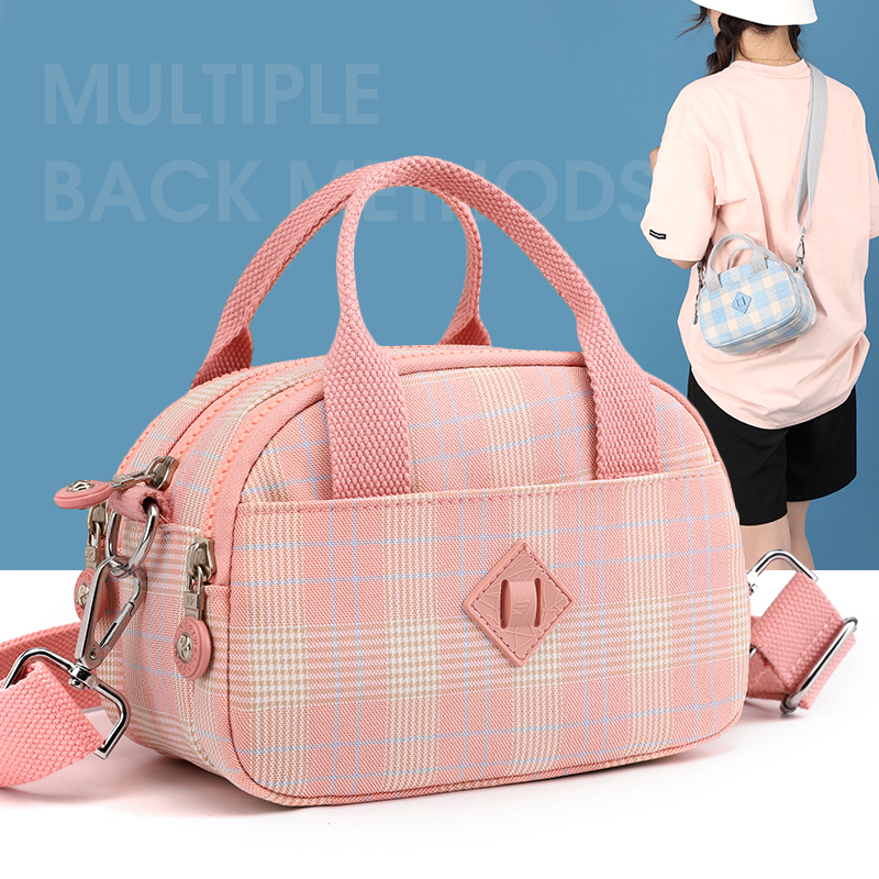 Túi Vải Bạt Nữ Mẫu Mới Mặc Thường Ngày Túi Đeo Chéo Một Vai Tươi Mới Và Ngọt Ngào