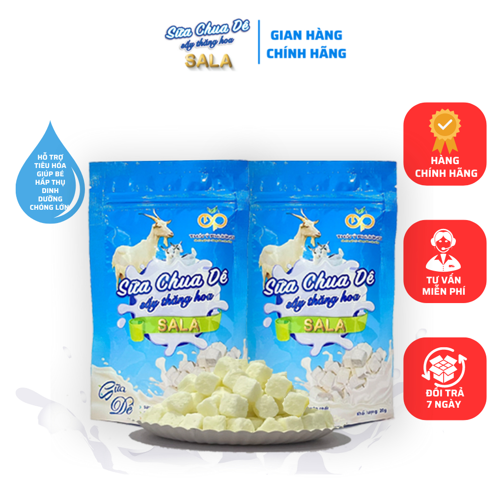 COMBO 2 Sữa Chua Dê Sấy Thăng Hoa SALA 20g