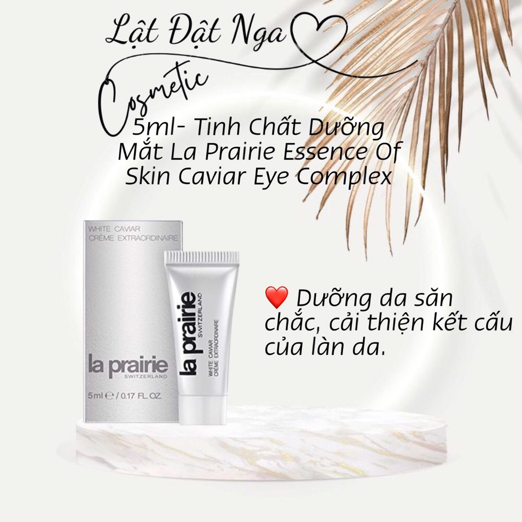 Kem Dưỡng Mắt La Prairie White Caviar Eye Extraordinaire Tái Tạo Vùng Mắt Căng Mịn 3ml