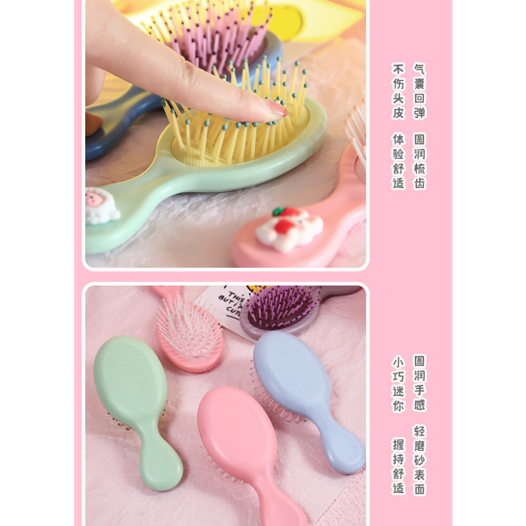 Lược chải tóc kết hợp massage da đầu thiết kế hoạt hình dễ thương