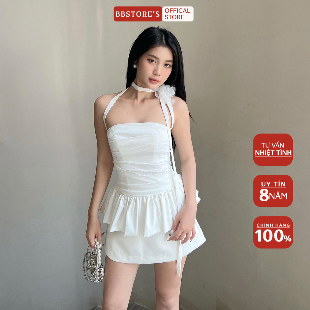 BBSTORE'S Áo Peplum Dự Tiệc Thiết Kế Cúp Ngực Xếp Ly -A1860