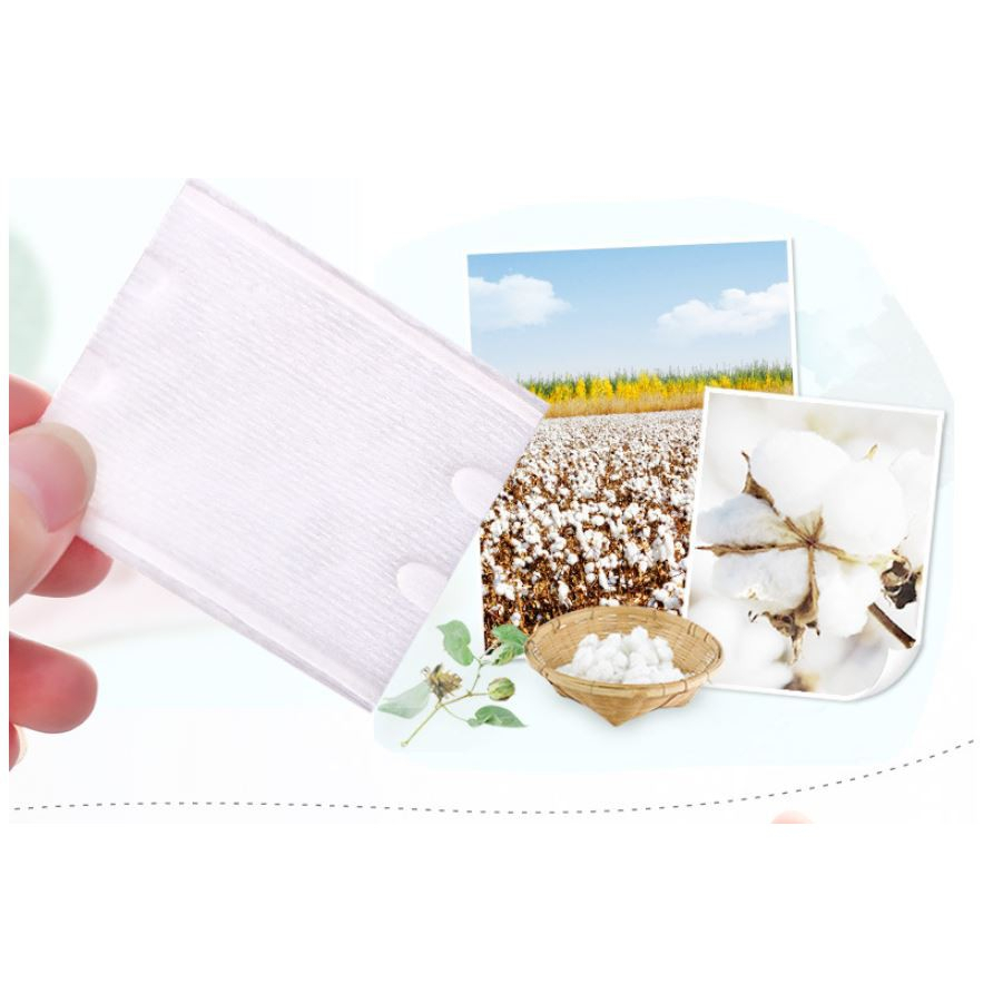 Bông tẩy trang 3 lớp Cotton Pads, bông siêu mềm, siêu dai, tẩy sạch mọi bụi bẩn - Túi 222 miếng MP02