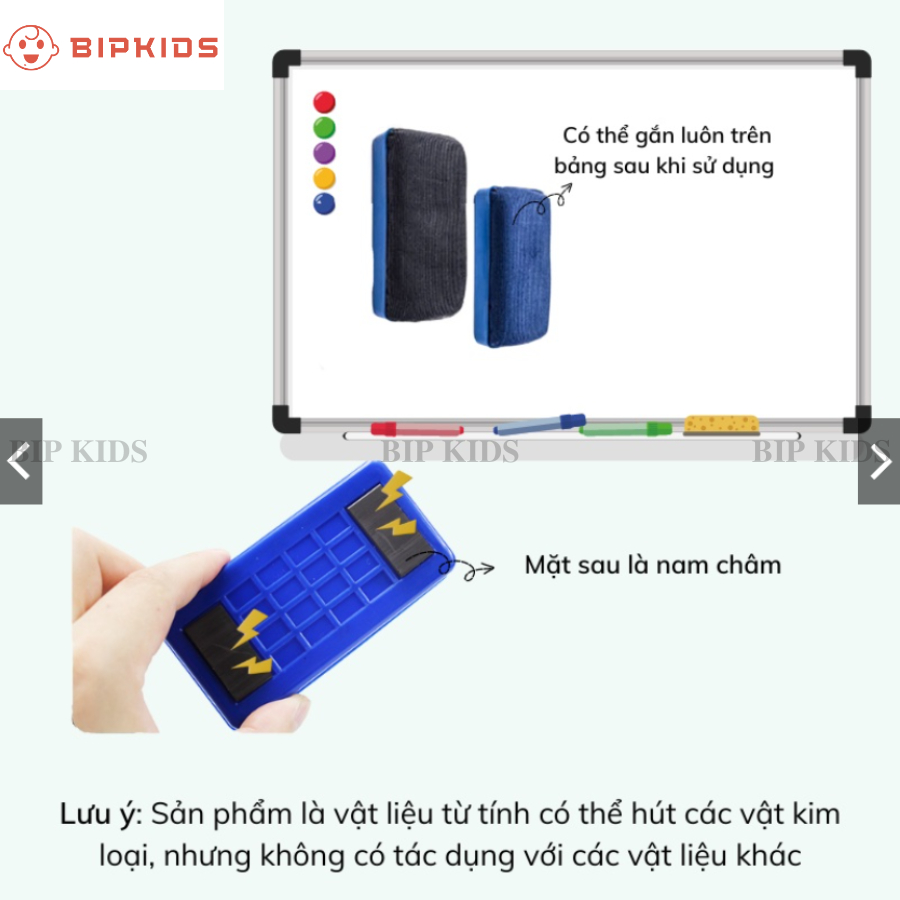 Lau bảng nam châm - Lau bảng từ dán tường