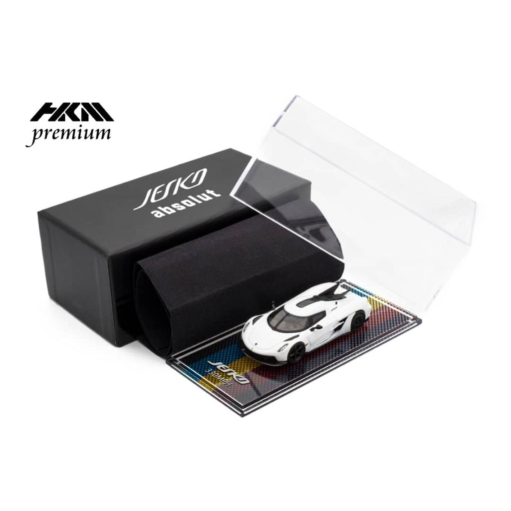 MÔ HÌNH 1:64 HKM - Koenigsegg Jesko Absolut White Color (Bản đặc biệt)