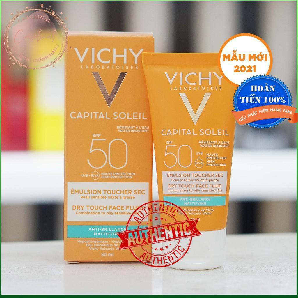 Kem chống nắng Vichy Capital Soliel SPF50 Cream Cho Da Hỗn Hợp Và Da Dầu 50ml mới (remin) | BigBuy360 - bigbuy360.vn