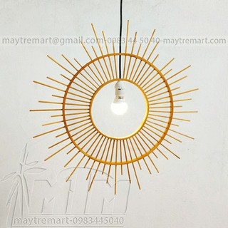Đèn tre trang trí, thả trần decor