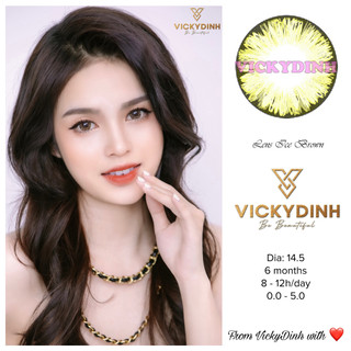 Lens VICKYDINH - ICE  chính hãng, kính áp tròng xuất xứ Hàn Quốc cao cấp sang trọng