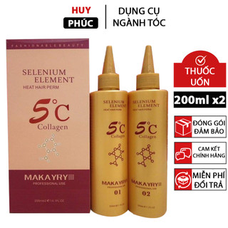 Thuốc uốn lạnh 5C Makayry Collagen 200ml tại nhà Hàn Quốc chính hãng
