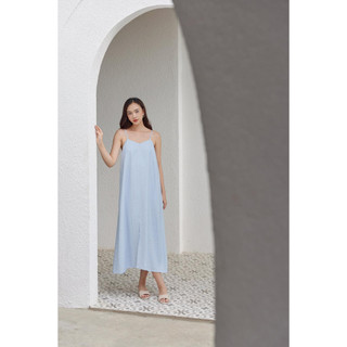 [Thanh Lý] Đầm Nosbyn Hai Dây Màu Xanh Biển - Size S - Like New