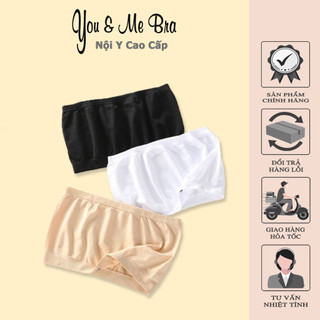Áo bra ống cotton dày dặn co giãn thoải mái, áo lót nữ học sinh - you&me bra - 0123