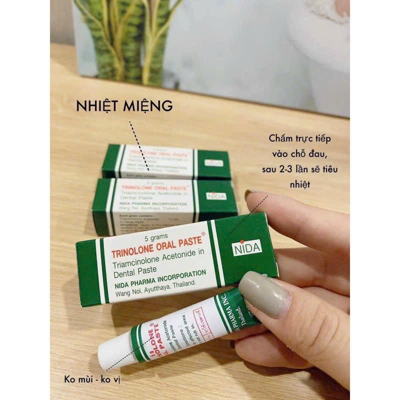 Kem thoa nhiệt miệng Thái Lan
