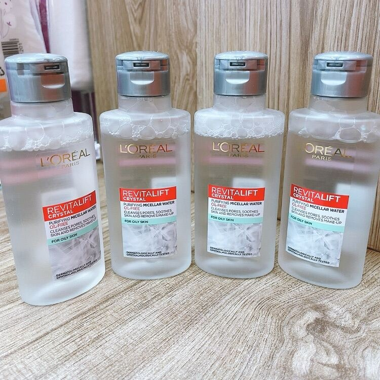 [HB GIFT] Nước Tẩy Trang L'oreal Revitalift Crystal Purifying Micellar Water 95ml (HÀNG TẶNG KHÔNG BÁN)