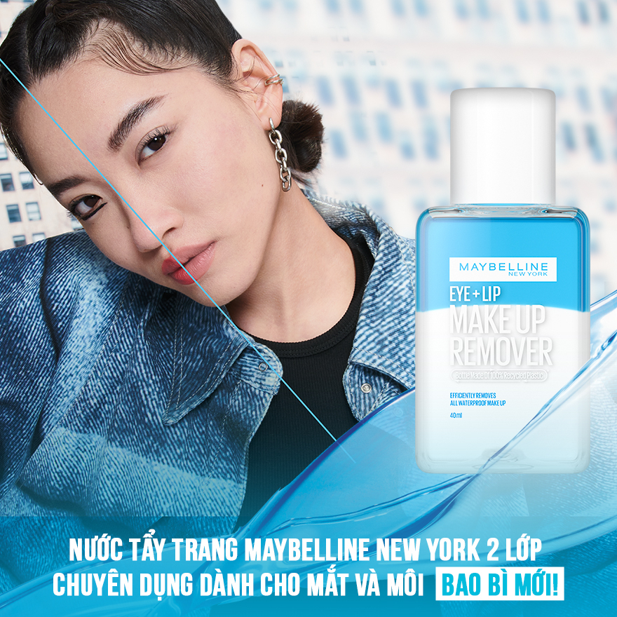 Nước Tẩy Trang Dành Cho Mắt Môi Maybelline Eye & Lip Makeup Remover 150ml