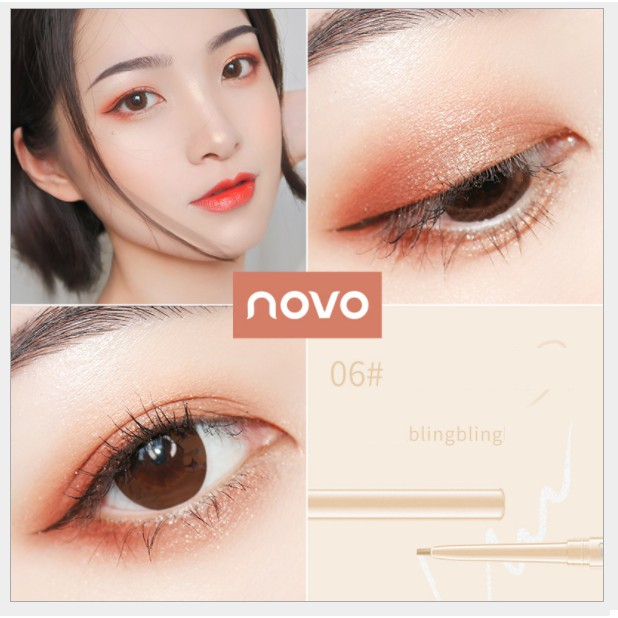 Chì Sáp Kẻ Mí Mắt 6 Màu Novo Siêu Đẹp, 6 màu cực hot trend MP12