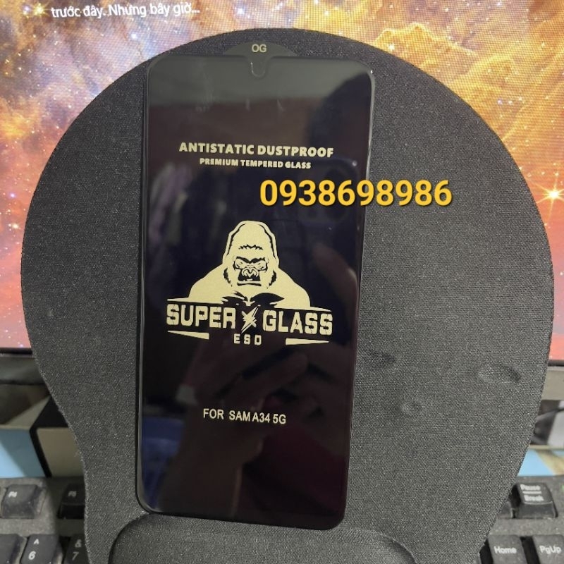 Samsung galaxy A34 - A54 _ Kính cường lực Kingkong full màn hình
