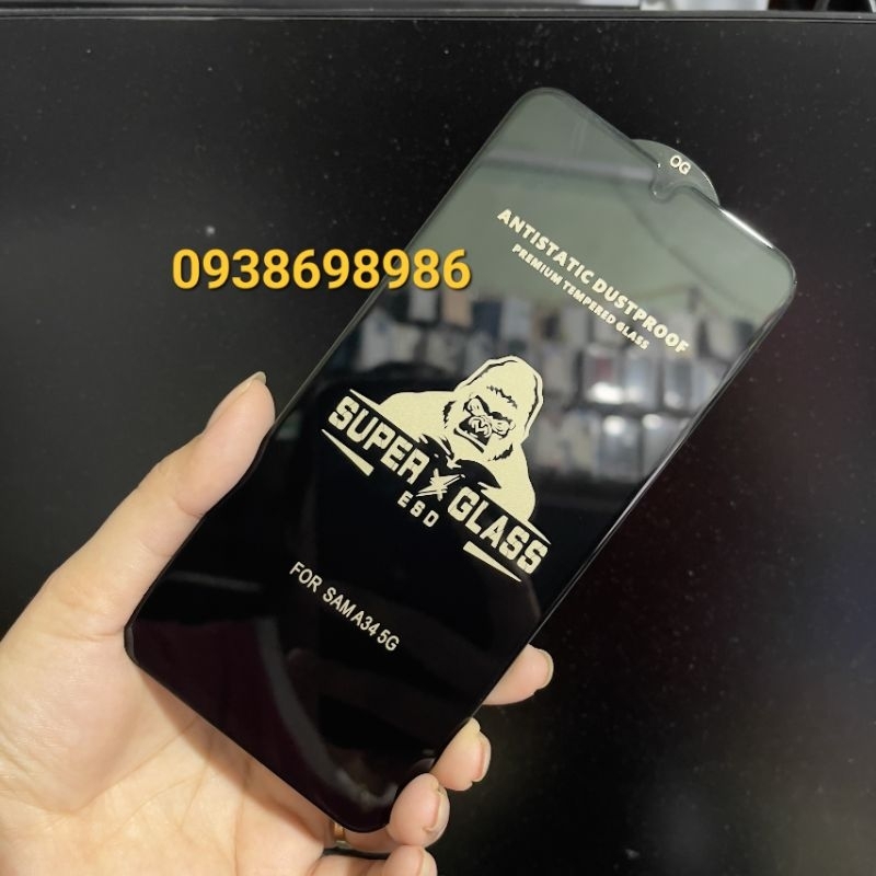 Samsung galaxy A34 - A54 _ Kính cường lực Kingkong full màn hình