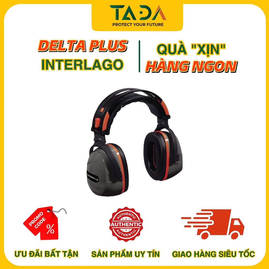 CHỤP TAI GIẢM ỒN DELTAPLUS INTERLAGO