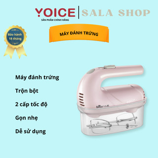 Máy đánh trứng Bear DDQ-A01G1, nhào bột, sử dụng đa chức năng