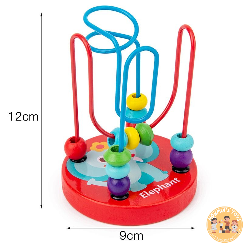 Combo 6 món đồ chơi gỗ thông minh cho bé, đồ chơi giáo dục sớm Montessori
