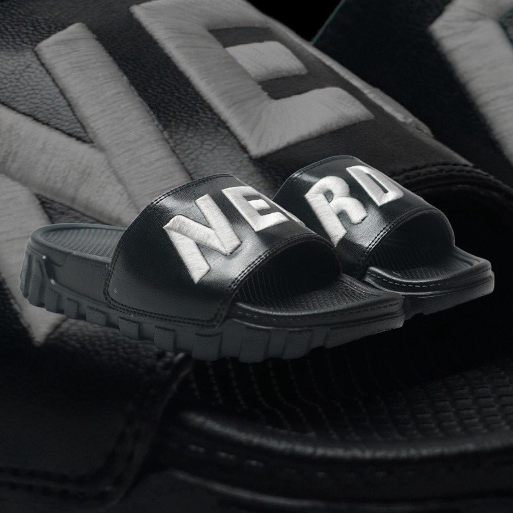 "THÊU CAO CẤP" Dép quai ngang nam nữ NERRDY THÊU cao cấp 4cm Api bền, chữ NERRDY nhiều màu hot Trend 2023