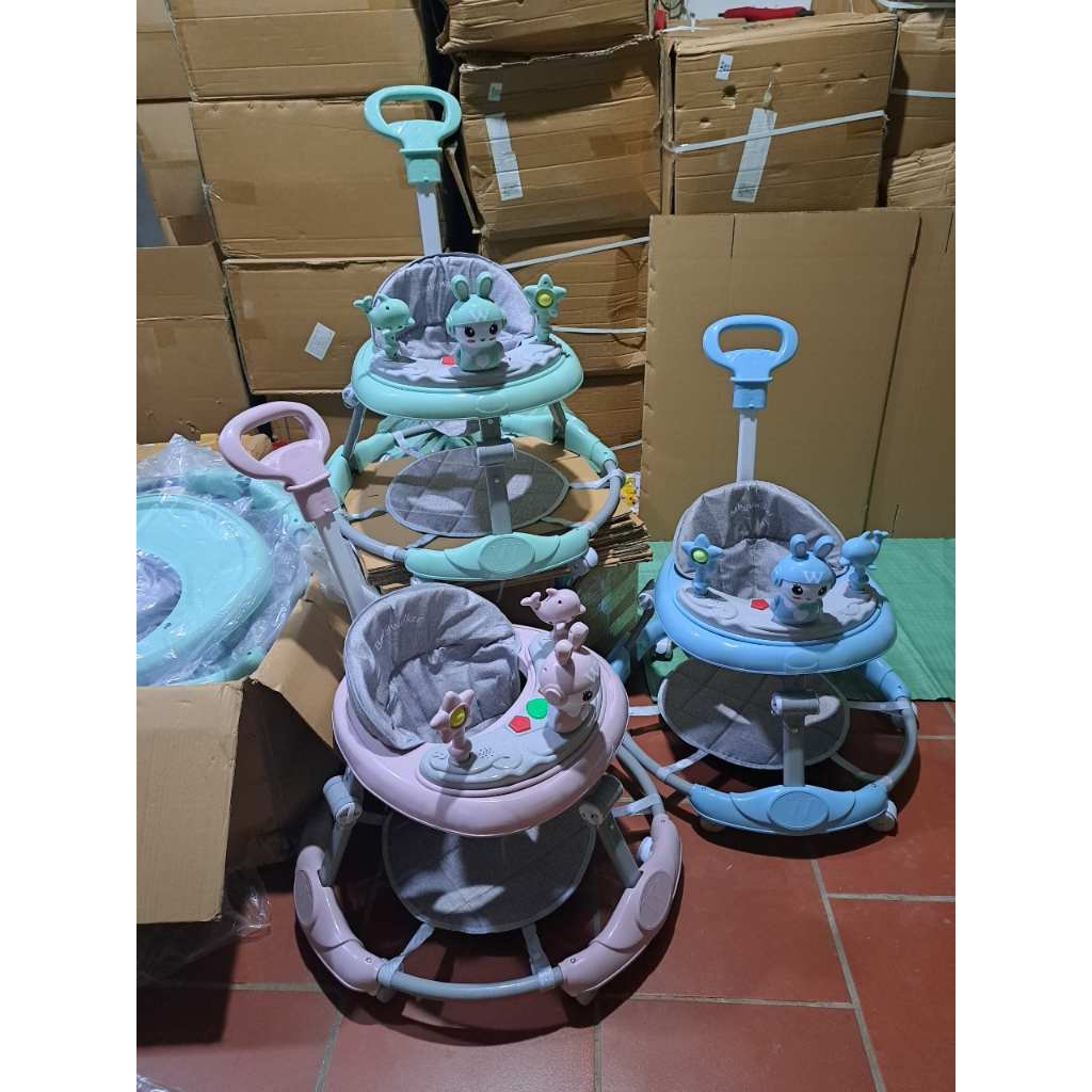 Xe tròn tập đi 6 -  In - 1 - Full Màu  - cao cấp TB