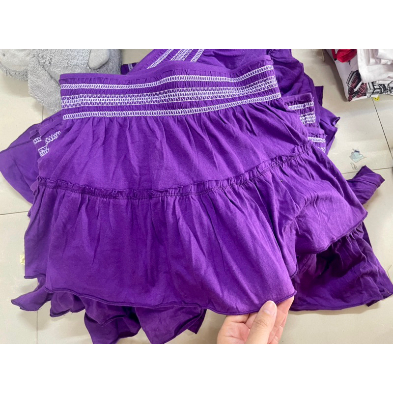 Váy xuất dư có quần bên trong rất đẹp 100%cotton organic