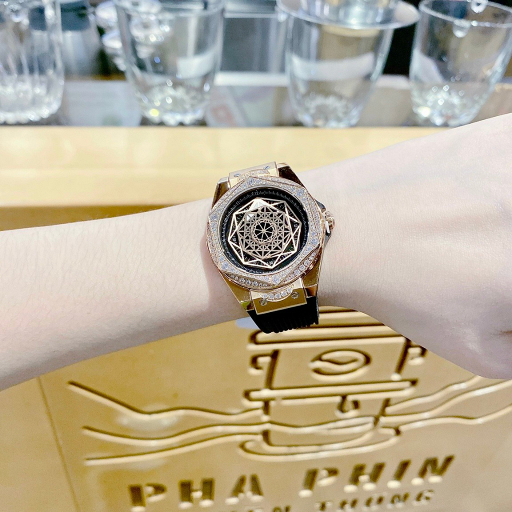 Đồng Hồ Cặp Đôi Chính Hãng Hanboro,Size: 36-42mm,Nam Máy Cơ,Nữ Pin,Cực Kỳ Sang Trọng Và Độc Đáo