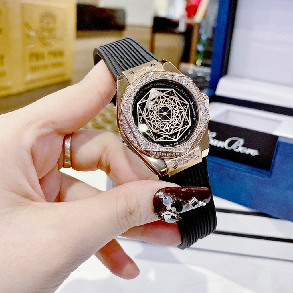 Đồng Hồ Cặp Đôi Chính Hãng Hanboro,Size: 36-42mm,Nam Máy Cơ,Nữ Pin,Cực Kỳ Sang Trọng Và Độc Đáo