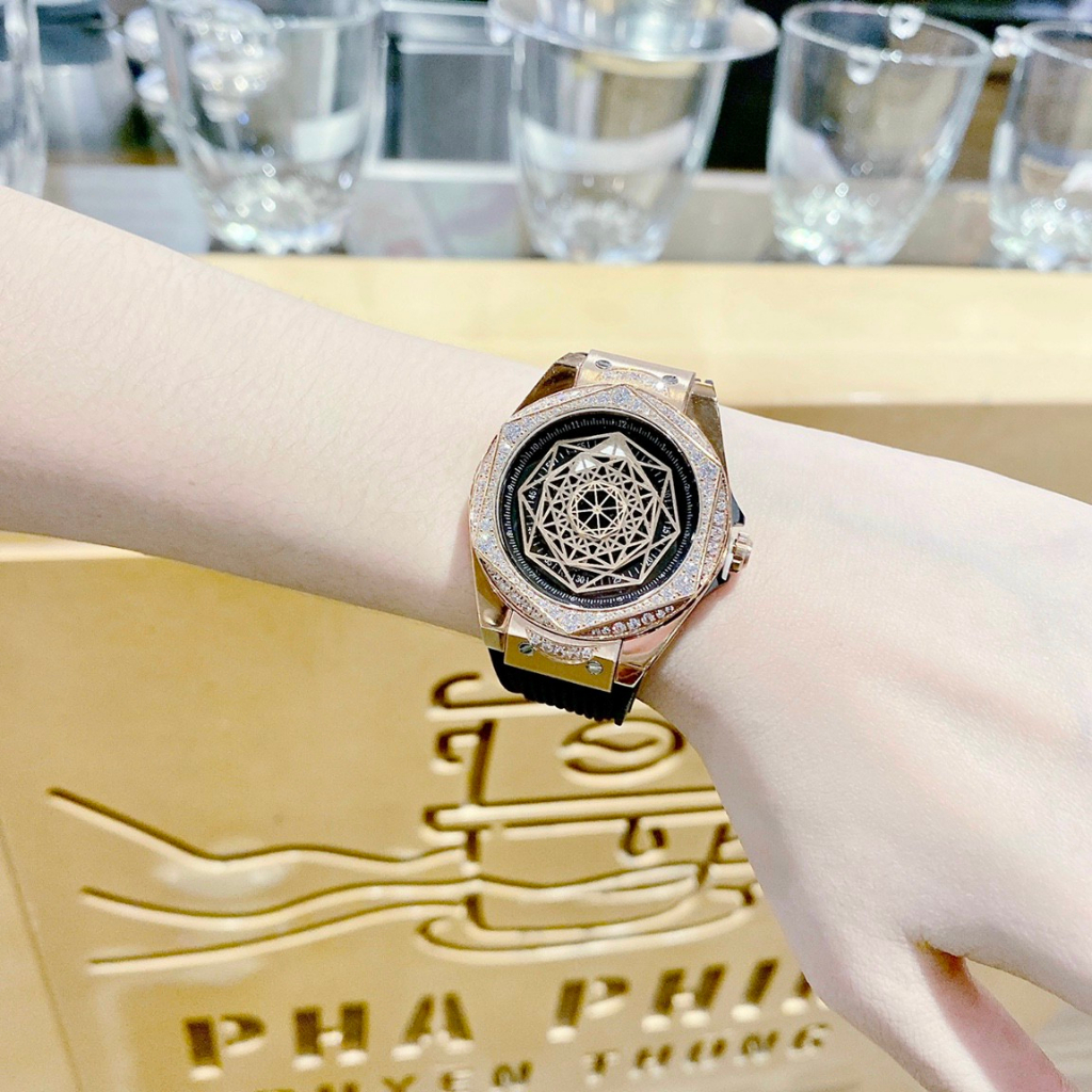 Đồng Hồ Cặp Đôi Chính Hãng Hanboro,Size: 36-42mm,Nam Máy Cơ,Nữ Pin,Cực Kỳ Sang Trọng Và Độc Đáo