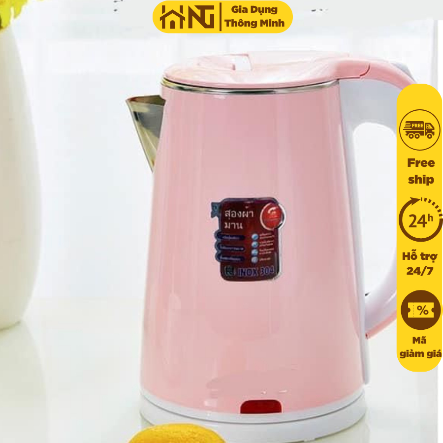 Ấm nước siêu tốc Thái Lan Dung tích 2.5L , đun sôi nước nhanh chóng tiện lợi HNT GIA DỤNG