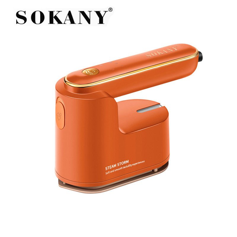 Bàn là hơi nước du lịch cầm tay mini SOKANY SK3069 nhỏ gọn, tiện lợi, ủi nhanh phẳng mọi chất vải [BẢO HÀNH 12 THÁNG]