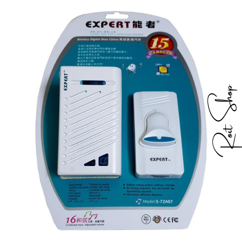 Chuông cửa không dây Expert E-72A07 (16 kiểu chuông) - Hàng chính hãng