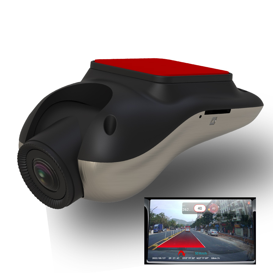 Cho màn android ô tô ADAS cam siêu nét quay đêm tốt lưu tốc độ USB Camera hành trình X7pro FullHD1080p Trước + Sau