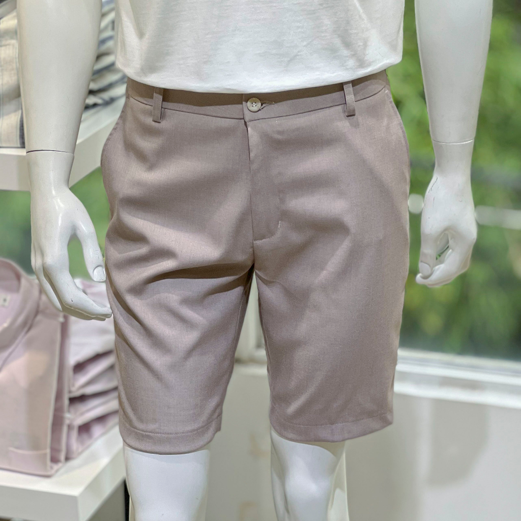 Quần Short Nam Cao Cấp Beige Short 2.0 Trouser BY COTTON