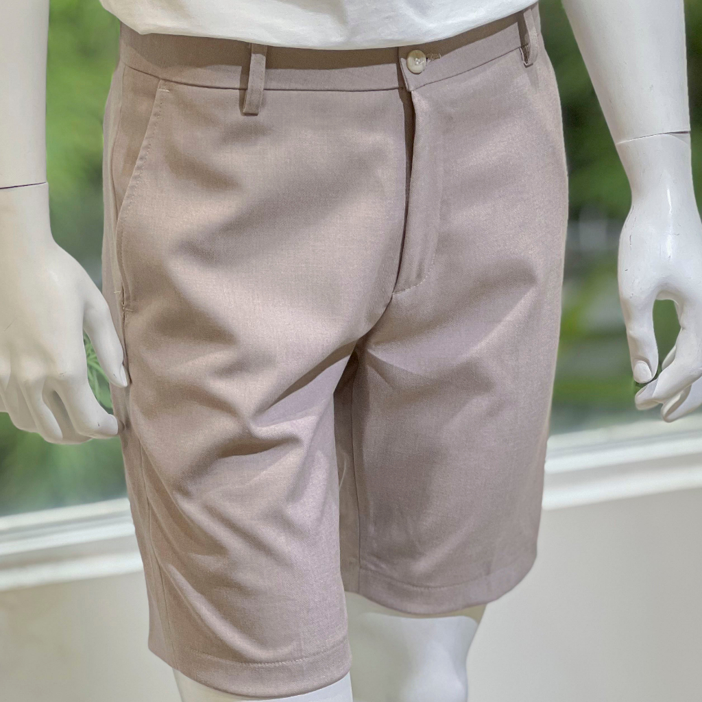 Quần Short Nam Cao Cấp Beige Short 2.0 Trouser BY COTTON