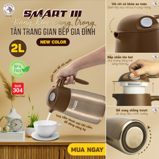 Bình giữ nhiệt ZEBRA Thailand Cao cấp Inox 2.0L - Smart III - 112950