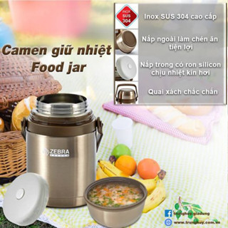 Camen giữ nhiệt ZEBRA Thailand Cao cấp Inox 1L - 152435