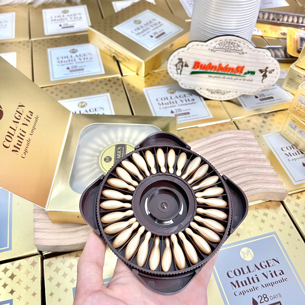 Viên Collagen Tươi JM Multi Vita Capsule Ampoule Hàn Quốc Dưỡng Da, Chống Lão Hóa